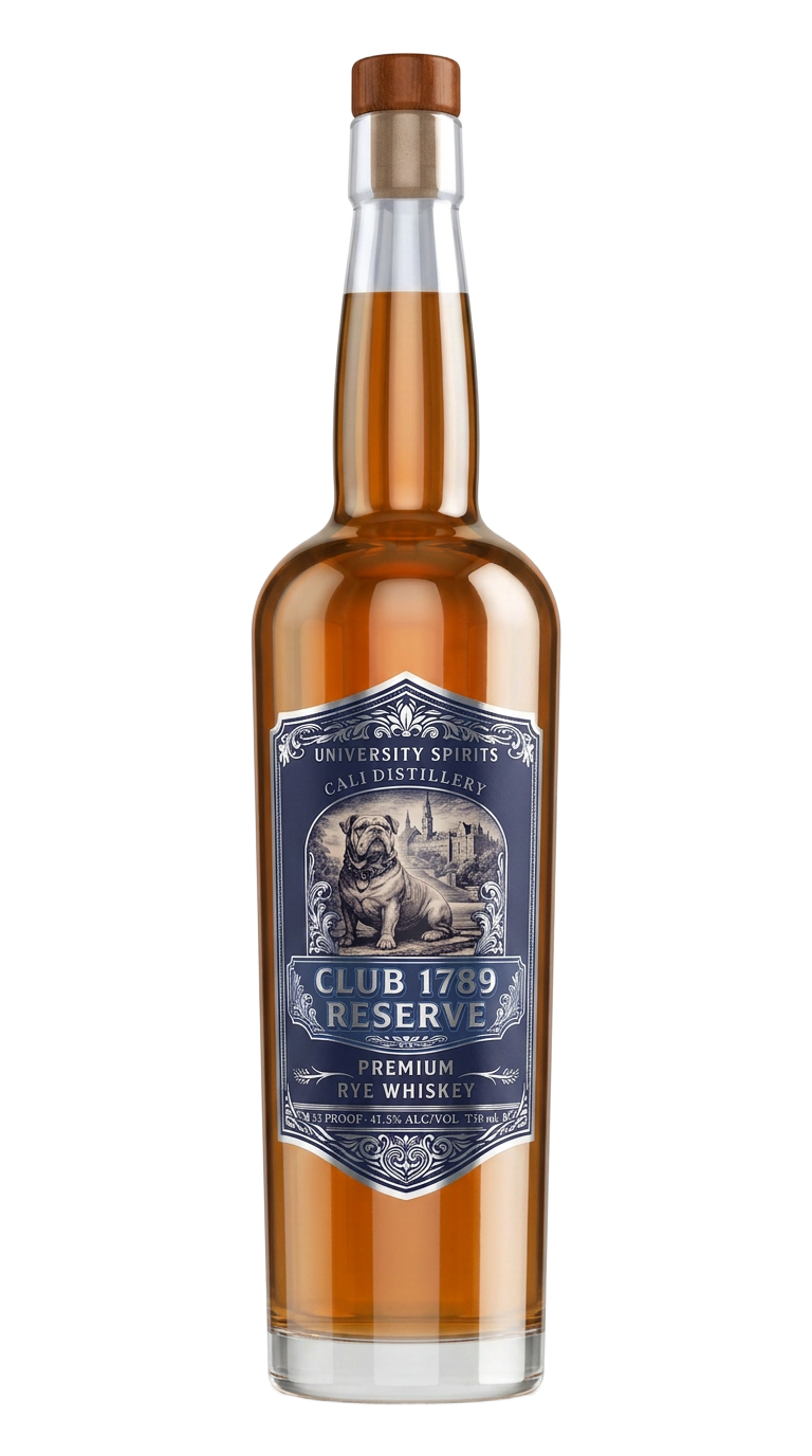 Club 1789 Reserve Rye bottle